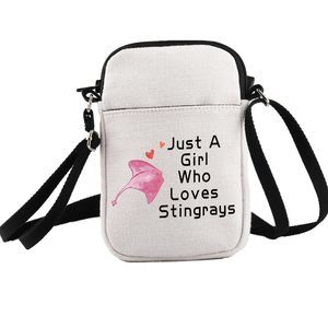 Stingray Lovers Gift Stingray Print Crossbody Bag Manta Ray Ocean Sea Animal :<